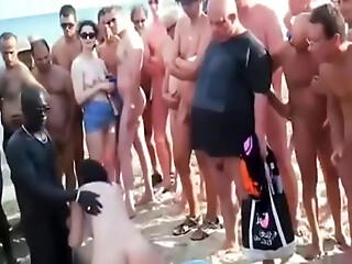 Nude Beach Crowd Pleasers