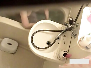 Perfect Asian Brunette Teen Bath Voyeur Video